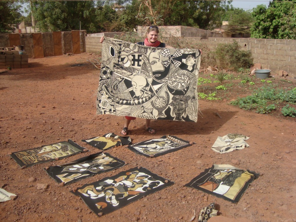 Collective bogolan Project Kunstnomade Mali 2009